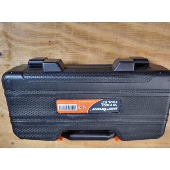 Tool Set General Household Hand Tool Kit with Plastic Toolbox Storage - Picture 2 of 2